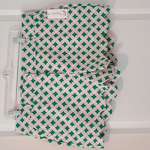 Crown & Ivy Shelby Scallop Shorts, Size 12